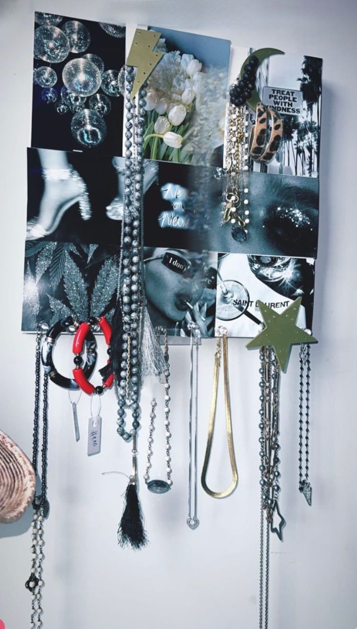 Customer photo review of Wall Jewelry Organizer Large Board For Tweens, Teens, & Young Adult Girls