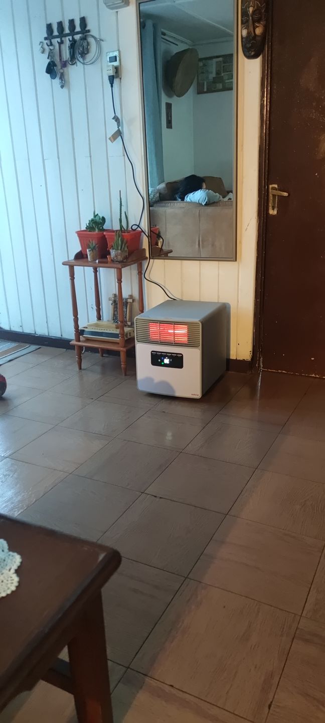 Customer photo review of Estufa Eléctrica Infrarroja Kaltemp IR04 2 en 1 Wifi