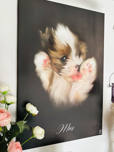 Customer photo review of Öl Pawtrait