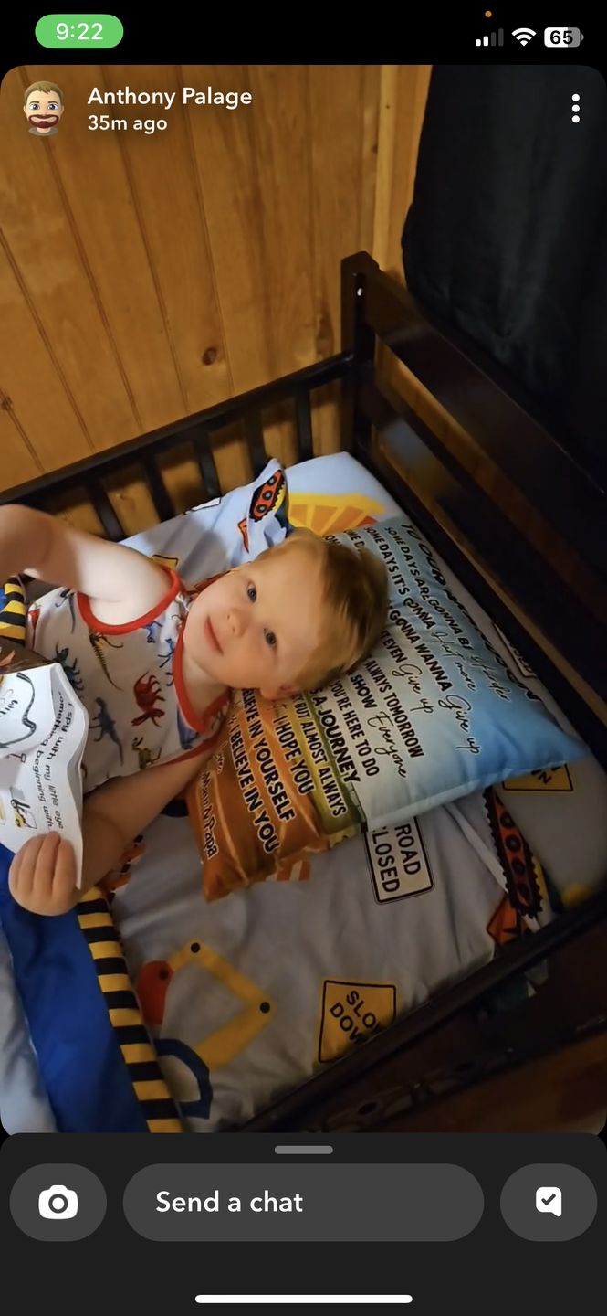 Customer photo review of Personalized Baseball Grandson Some Days Are Gonna Be Harder Pillow