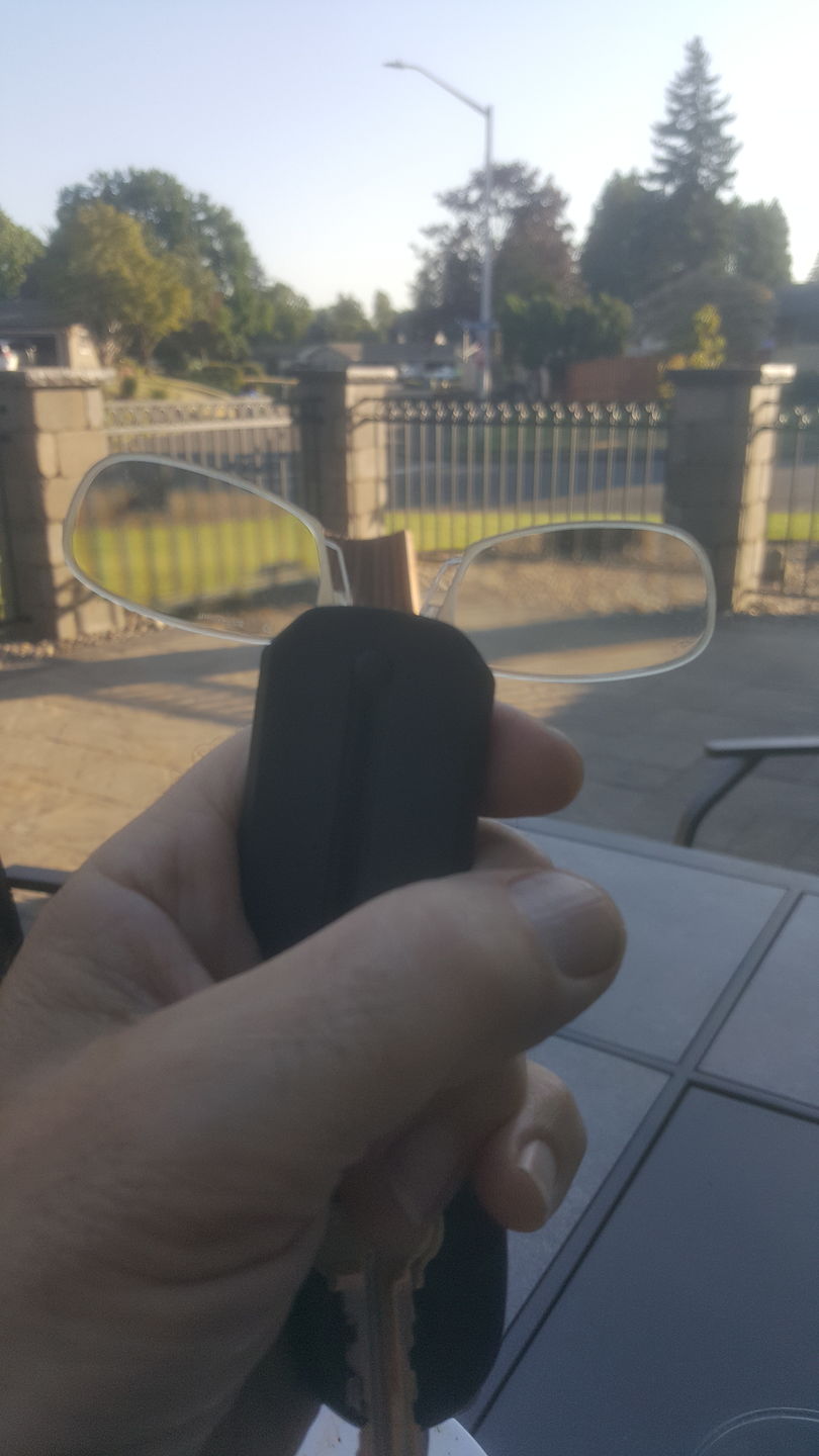 Customer photo review of Readers + Black Keychain Case