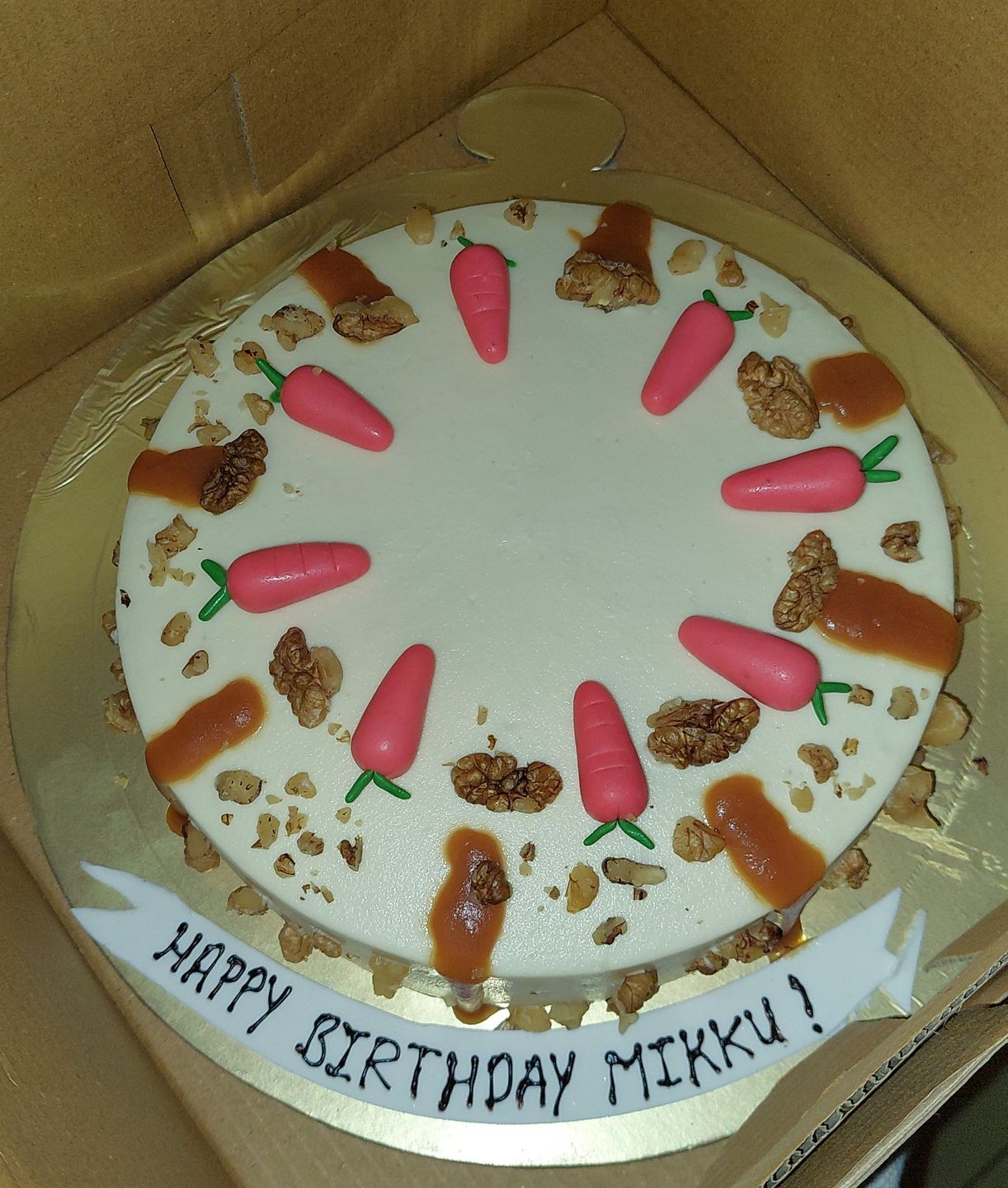 Customer photo review of Ultimate Carrot Cake