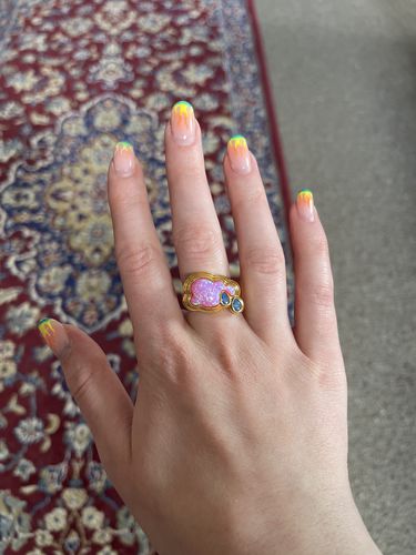 Customer photo review of Cry Me a River Pink Opal