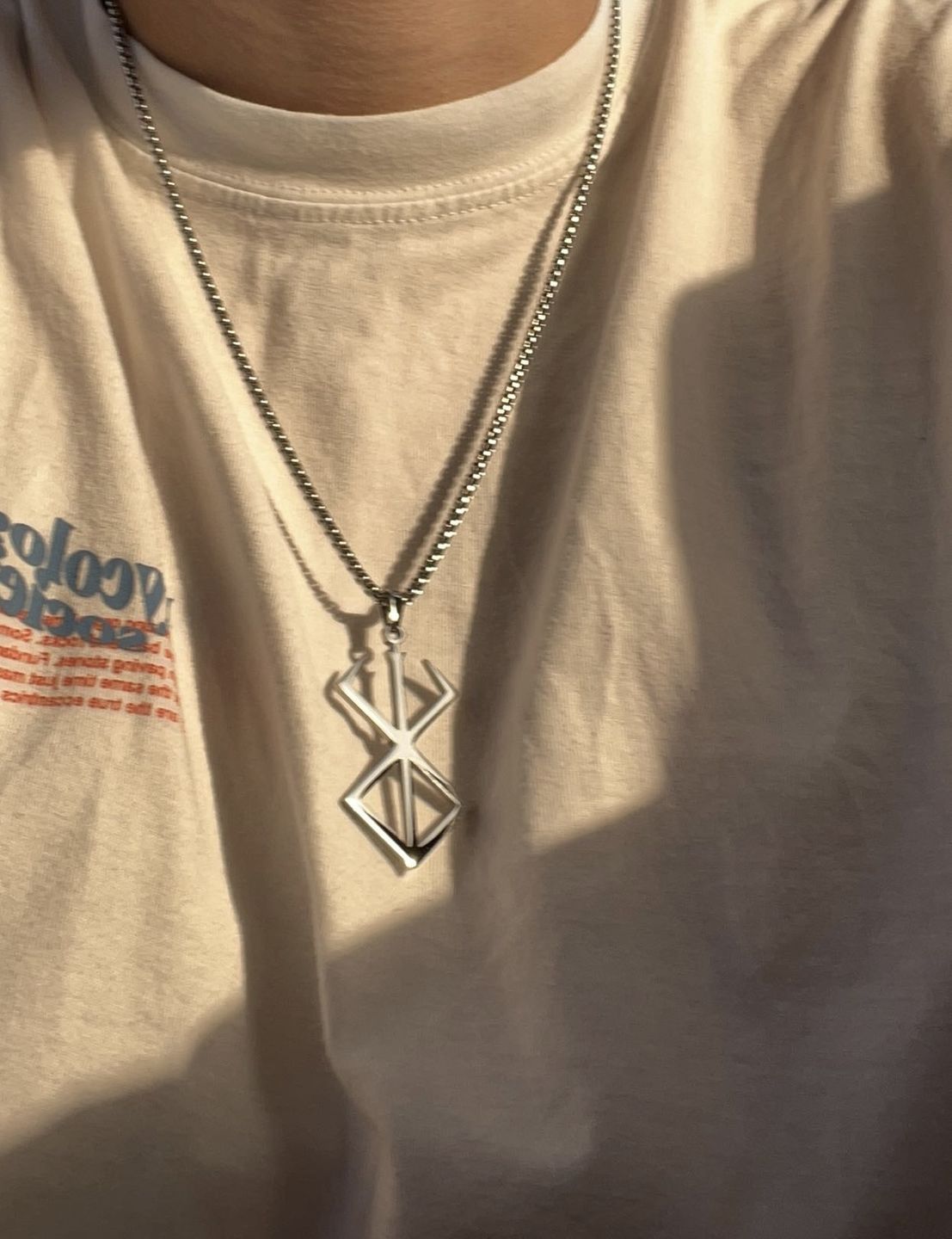 Customer photo review of Brand of Sacrifice Pendant