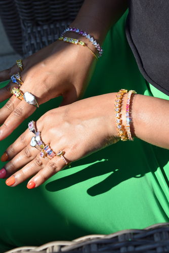 Customer photo review of Pearly Signet Silver