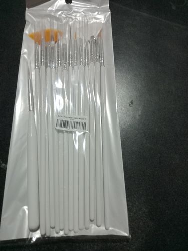 Customer photo review of Set de Pinceles para Mano Alzada 15 pzas