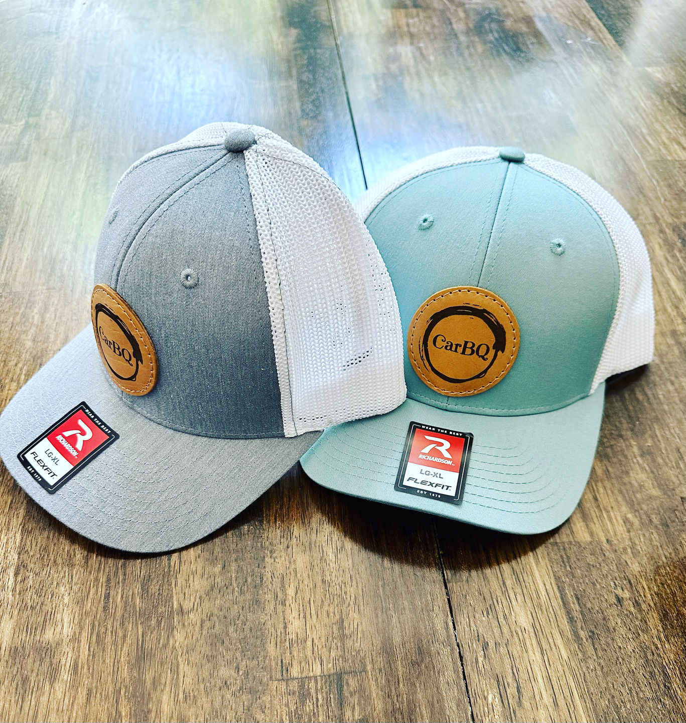 Customer photo review of Richardson 110 Flexfit Custom Leather Patch Hat