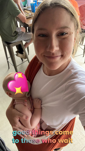 Customer photo review of Mama's Bonding Comforter