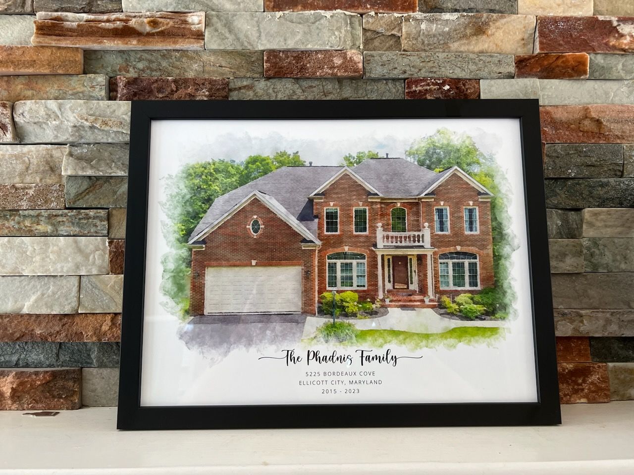 Customer photo review of Custom House Portrait