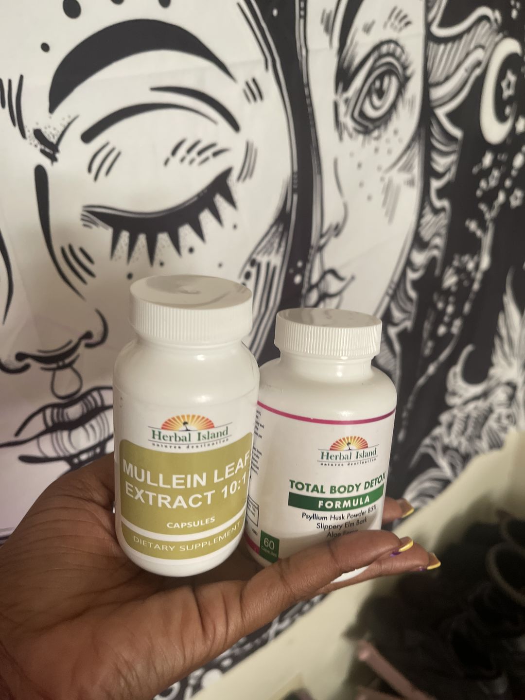 Customer photo review of Mullein Leaf Capsule (Lung Detox Mucus)