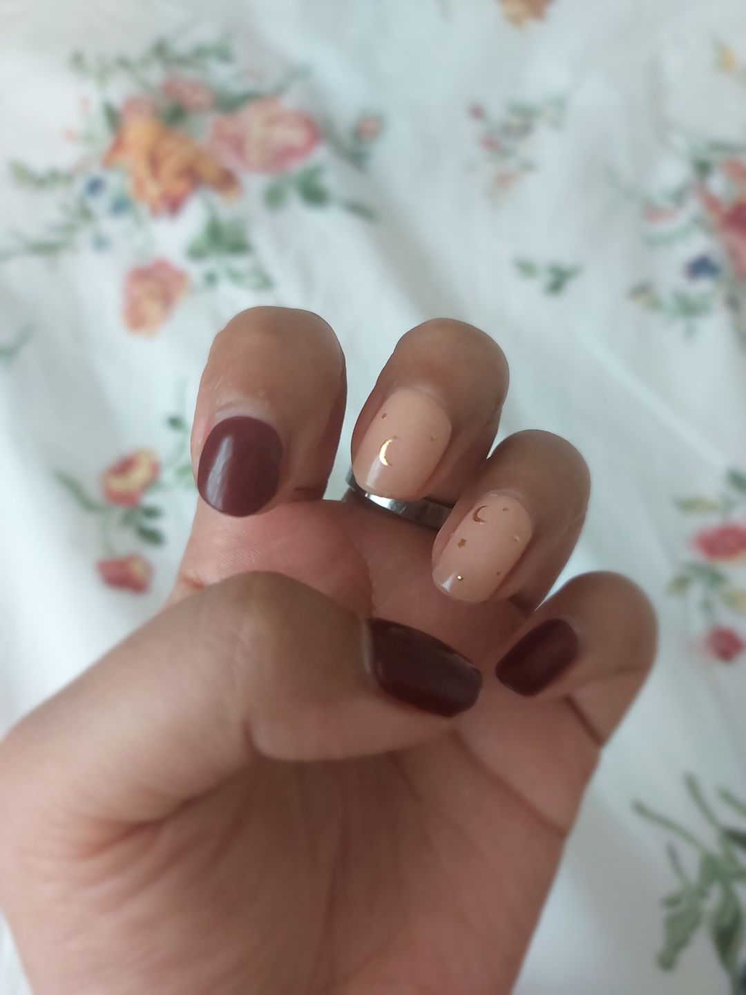 Customer photo review of NEW Sweet Cherry DIY Semicured Gel Nail Sticker Kit (Pre-Order, ETA 13.7)