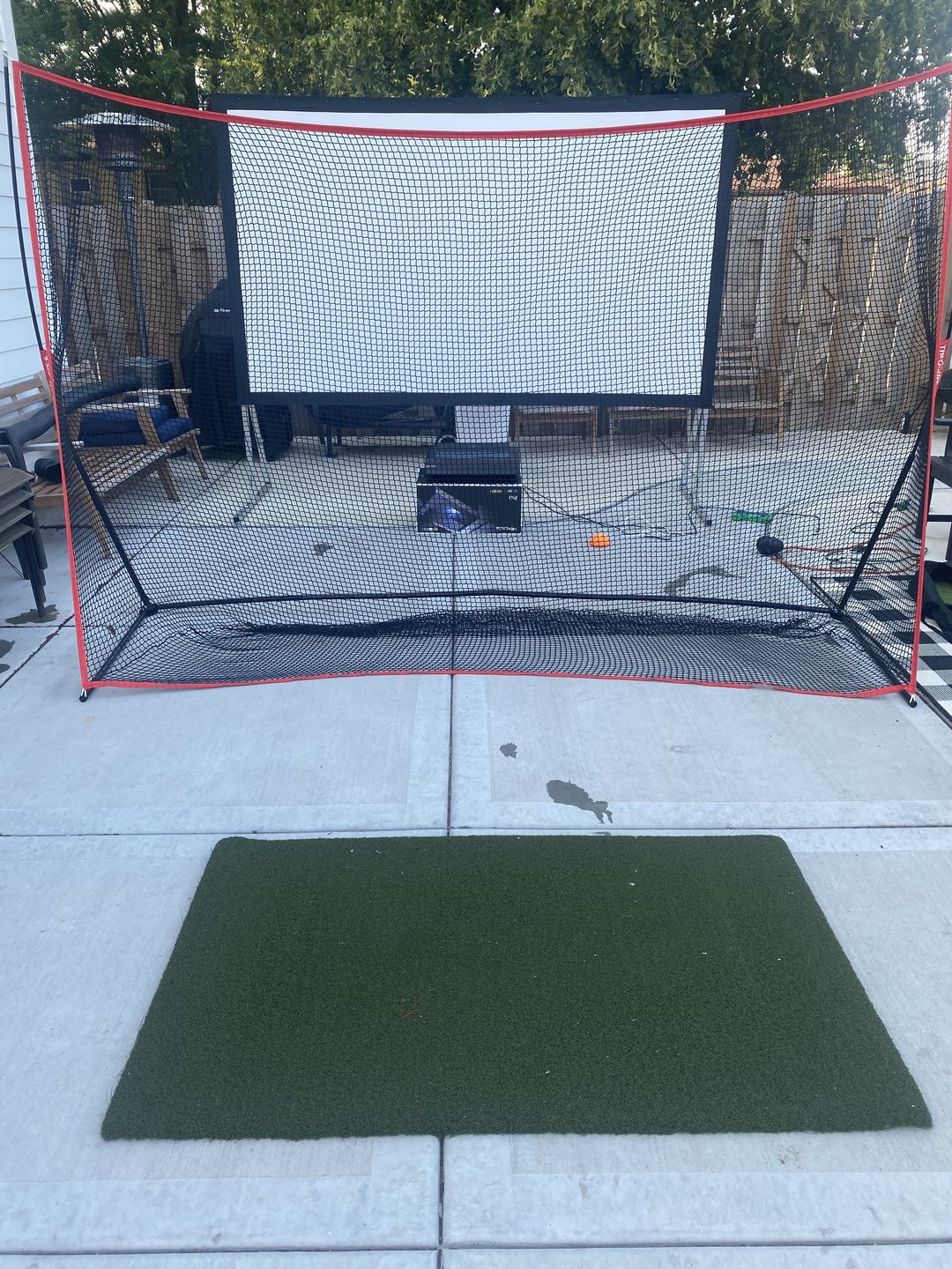 Customer photo review of Golf Net Pro 10x7 ft | Golf Hitting Net