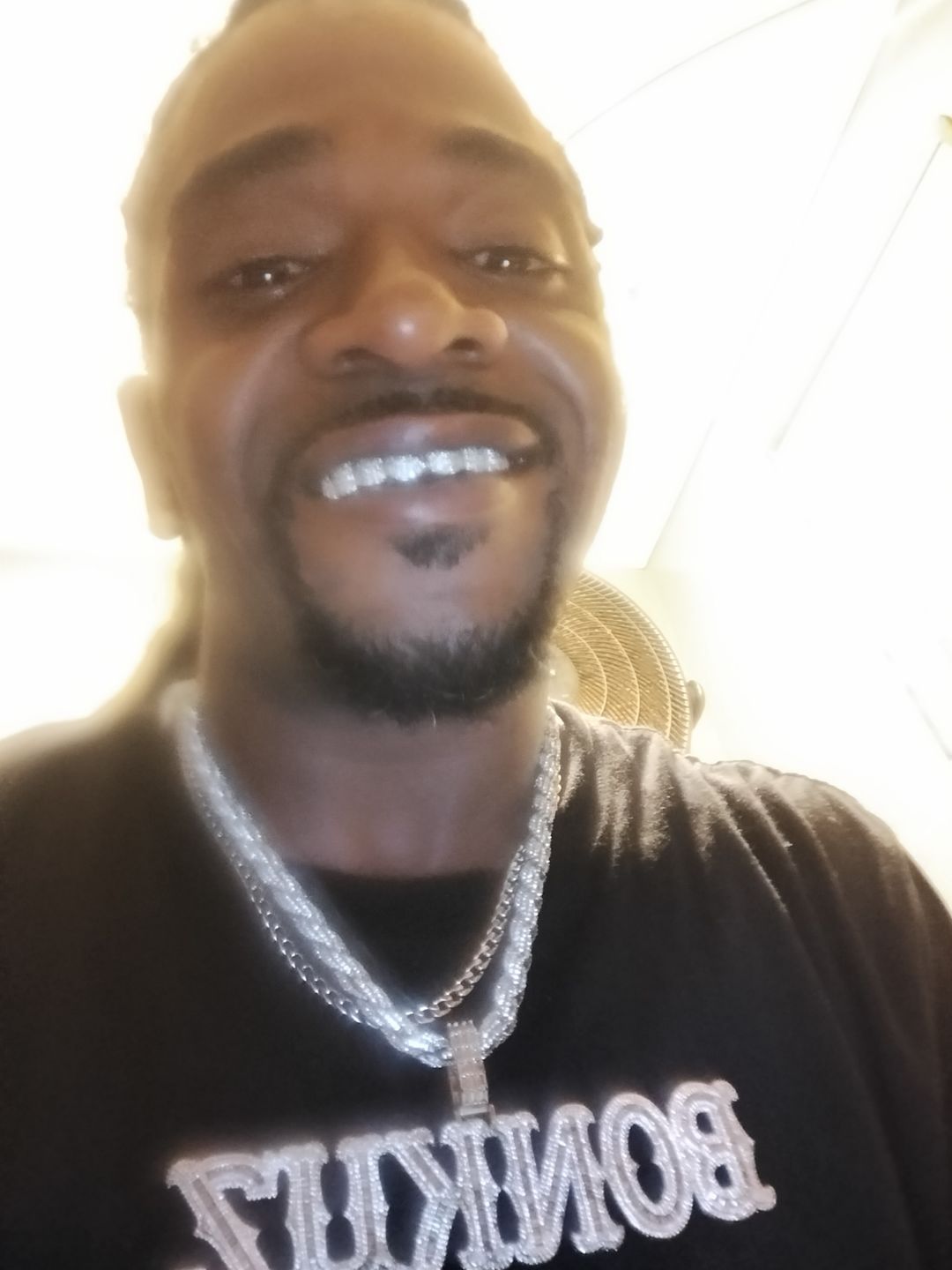 Customer photo review of 8mm Premium Thick Iced Out Rope Chain