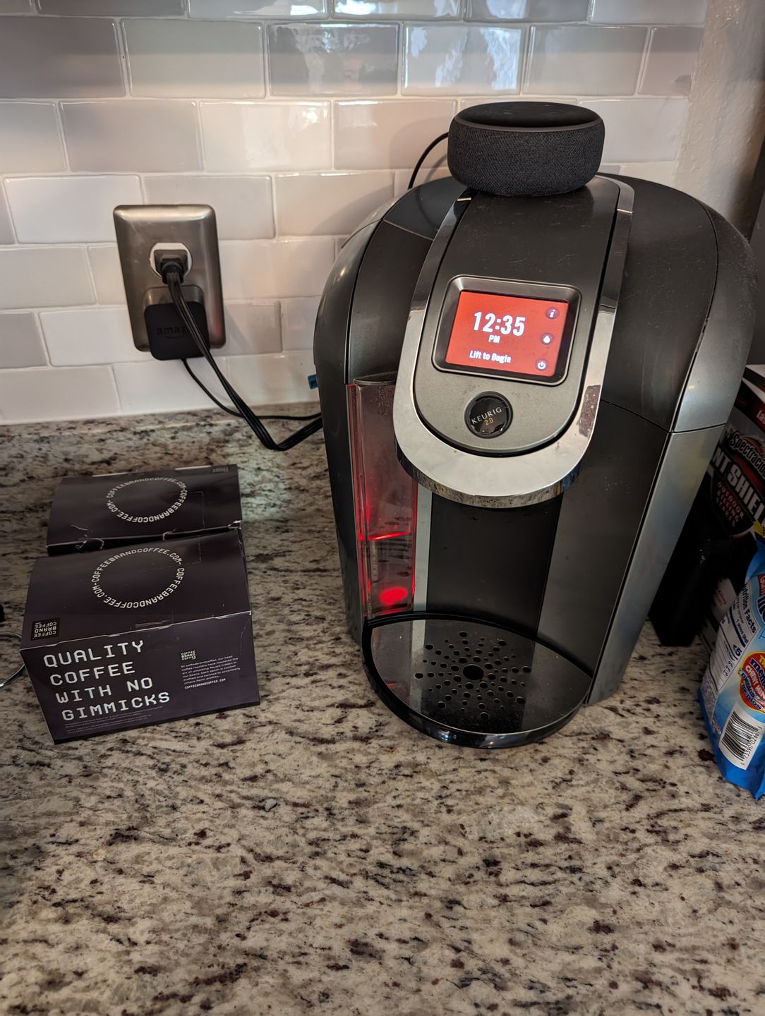 Customer photo review of Blueberry Cobbler Kcups