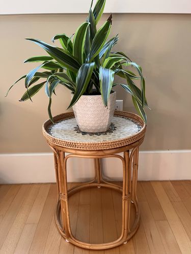 Customer photo review of Tranquil Rattan Coffee/Side Table, Bedside Table