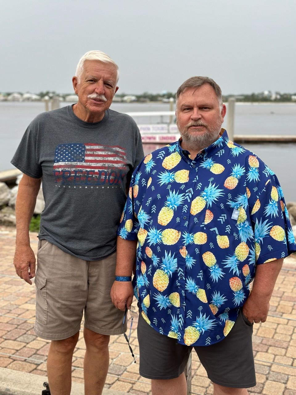 Customer photo review of 21 Pineapples Signature Button Up Shirt