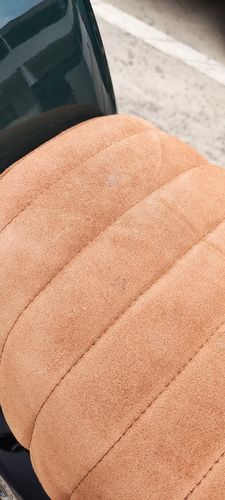 Customer photo review of Housse de Selle CONFORT cuir Camel pour Royal Enfield Interceptor 650