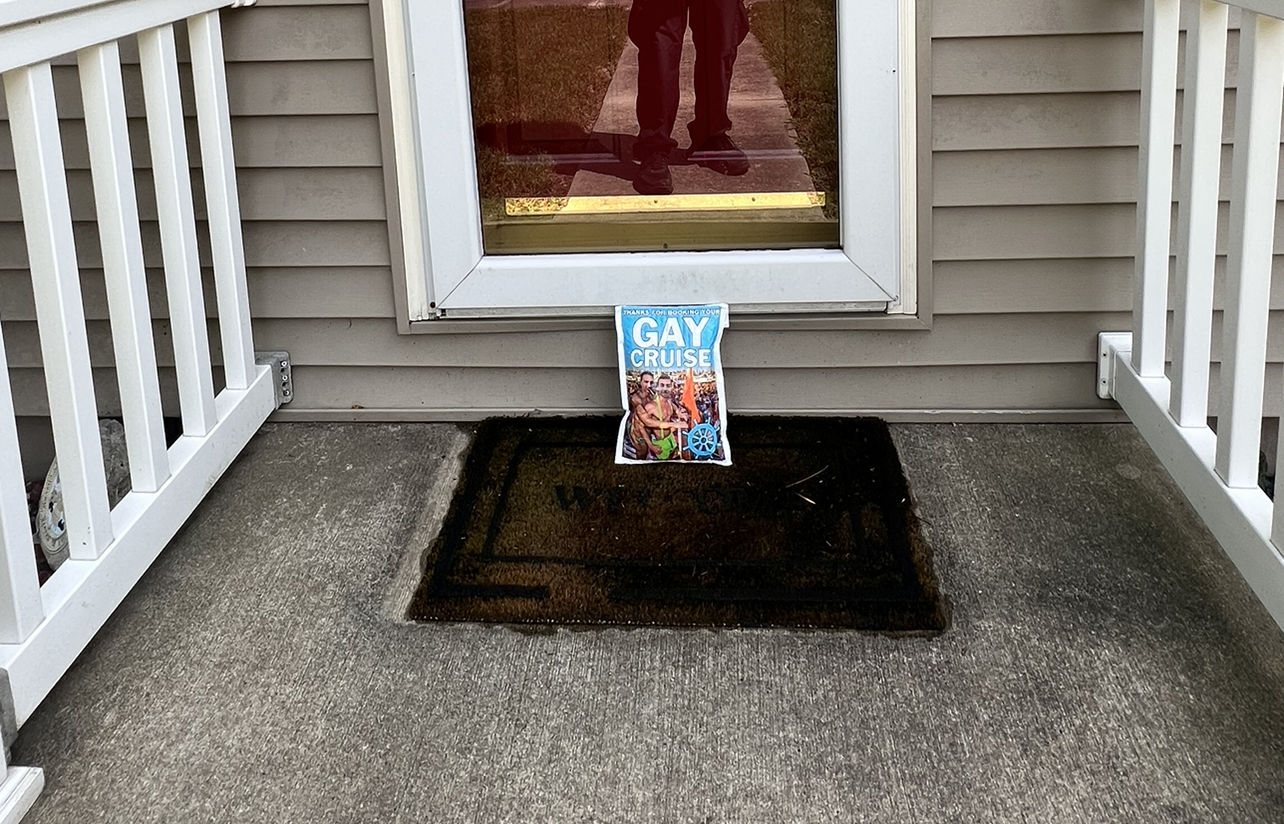 Customer photo review of Gay Cruise Prank Package