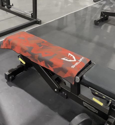 Customer photo review of Gym Junkie 5 Antibacterial Gym Towel Pack