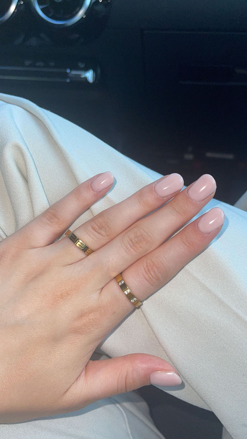 Customer photo review of Troja Ring | 18K vergoldet