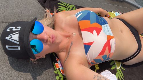 Customer photo review of 'Fearless' Bandeau Bikini Top