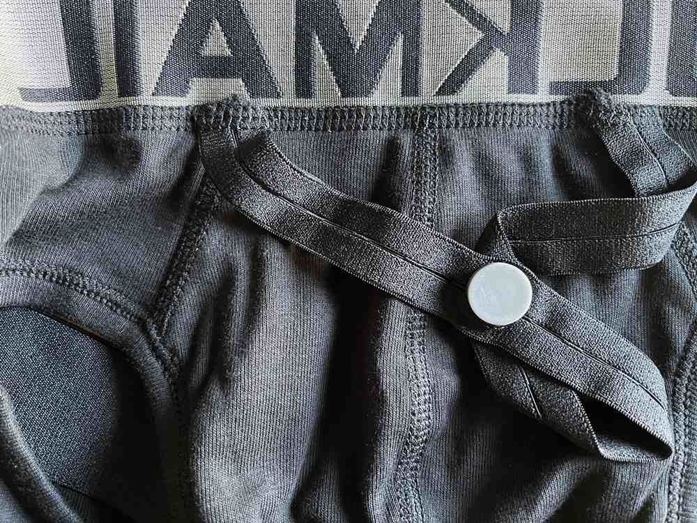 Customer photo review of 2 Pack Men's Sexy Cotton Support Contour Pouch Briefs