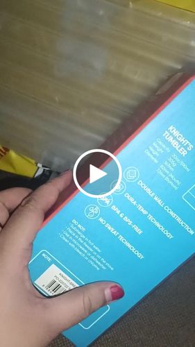 Customer video review of Metallic Knight's Tumbler