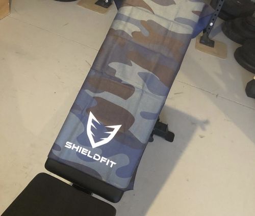Customer photo review of Gym Junkie 5 Antibacterial Gym Towel Pack