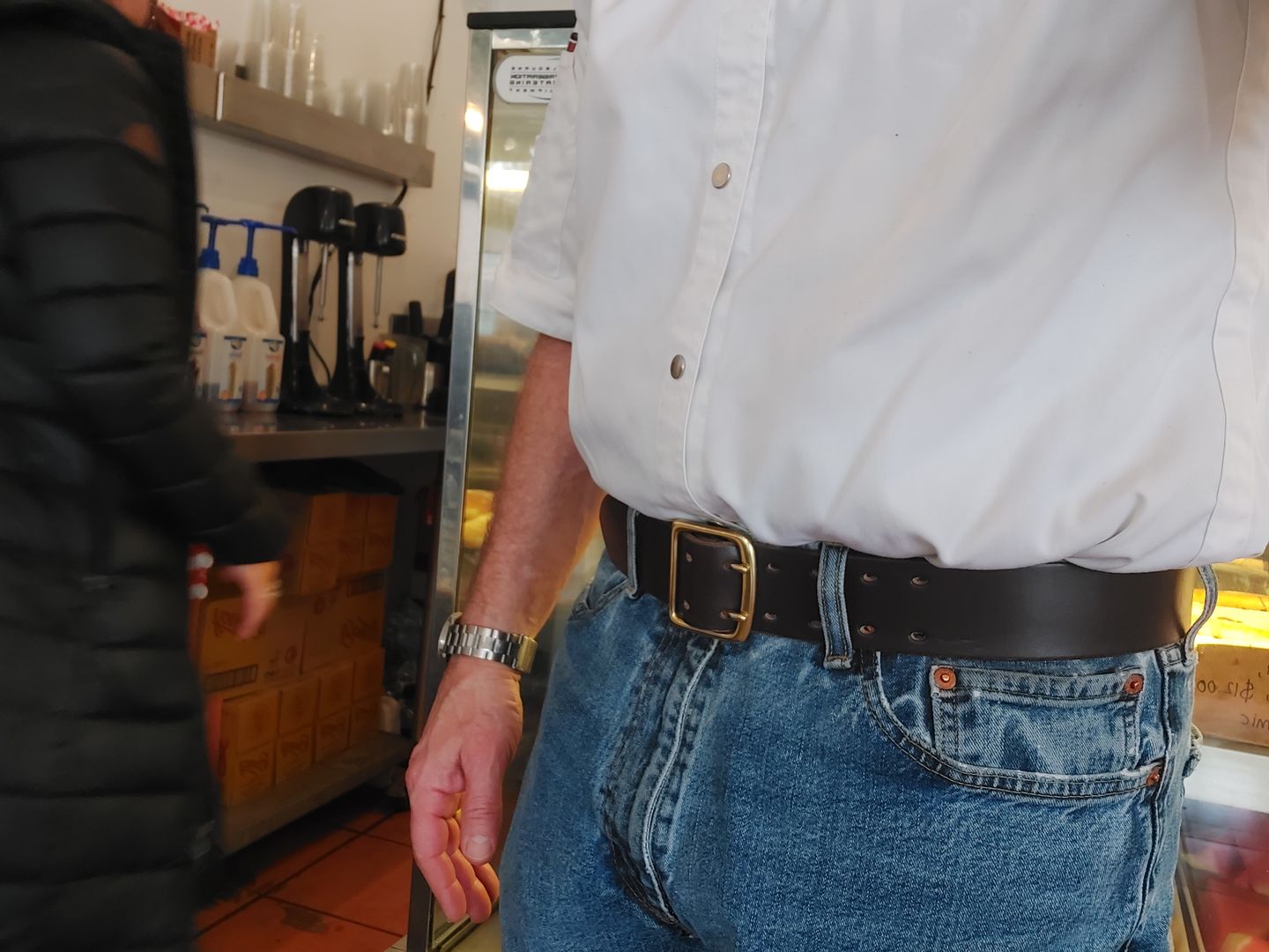 Customer photo review of The Wide Belt