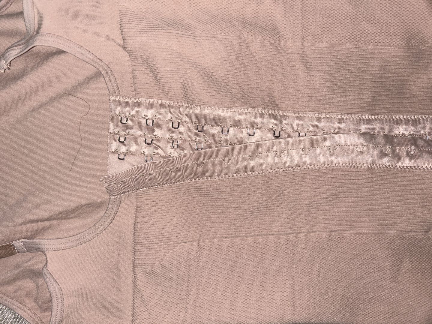 Customer photo review of Microfiber Shoulder Straps Back Support Waist and Abdomen Control Corset