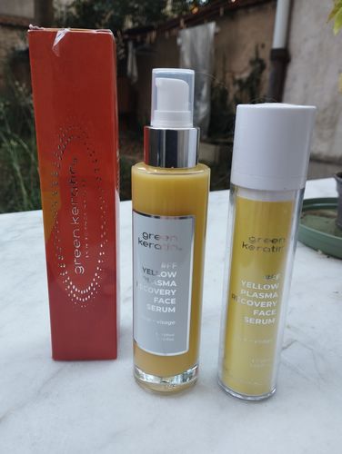 Customer photo review of YELLOW PLASMA – Sérum Réparateur pour le visage #FF