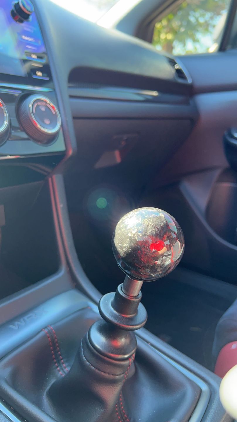 Customer photo review of Forged Carbon Fiber Shift Knob