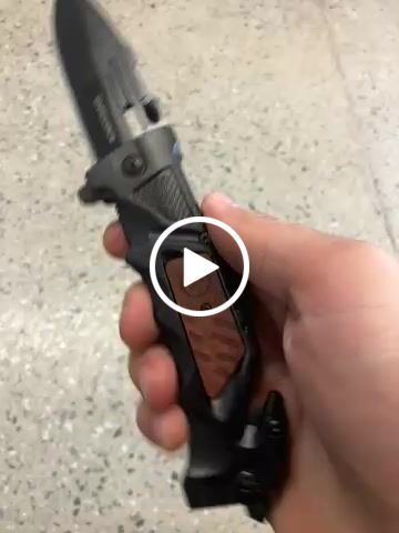 Customer video review of Tactical Folding Knife