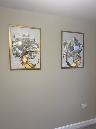 Customer photo review of Snow Rose Prints