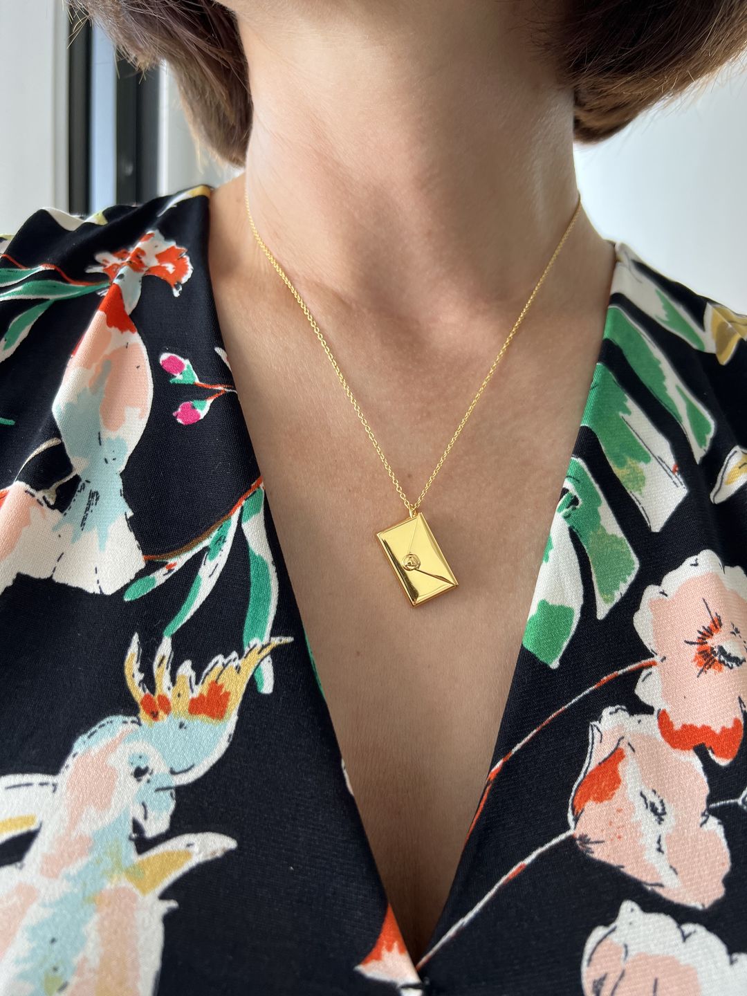 Customer photo review of Love Letter Necklace