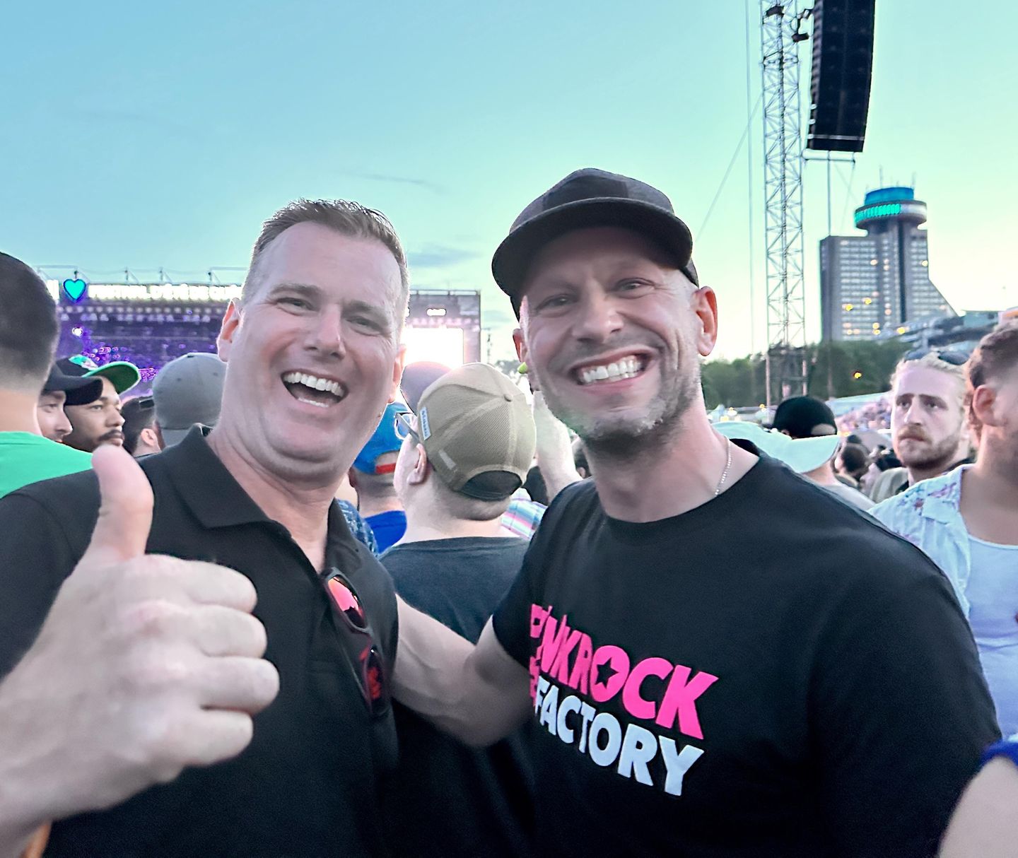 Customer photo review of PRF Logo Tee
