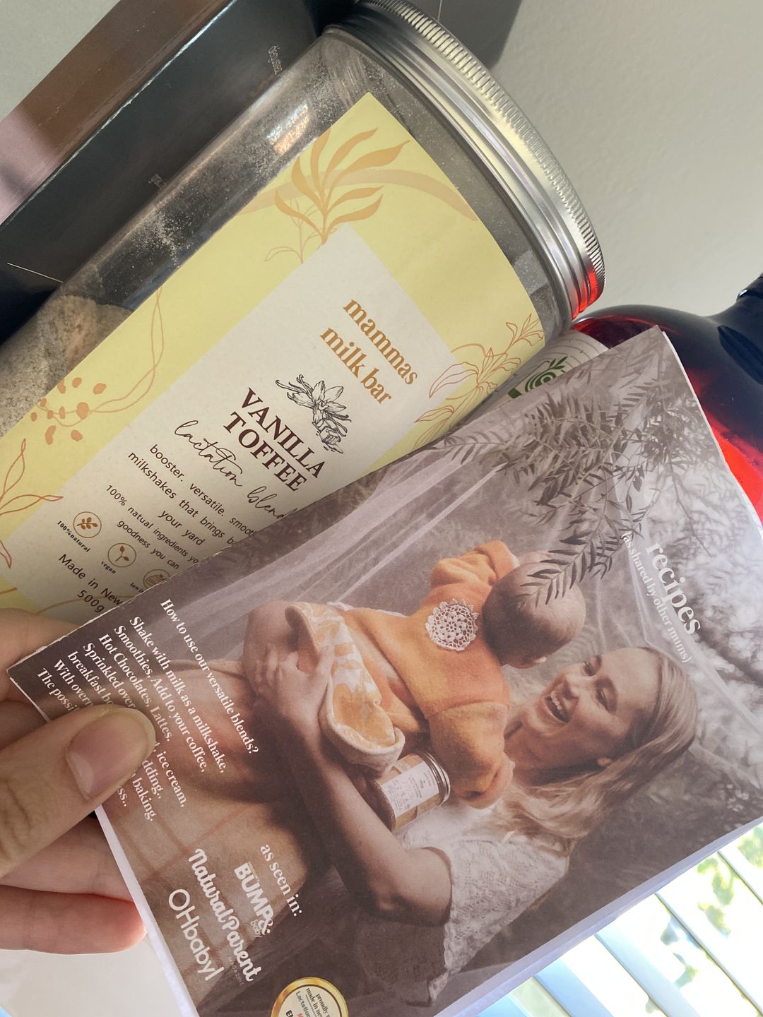 Customer photo review of Vanilla Toffee Lactation Blend
