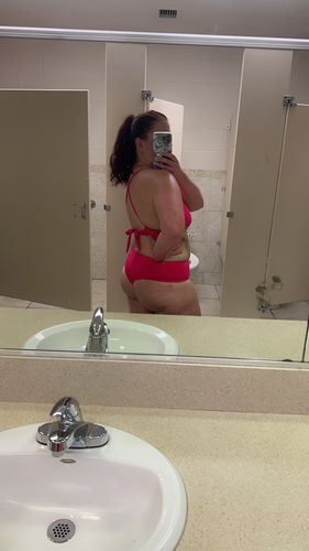 Customer photo review of 'Empower' Mid Rise Cheeky Bikini Bottom