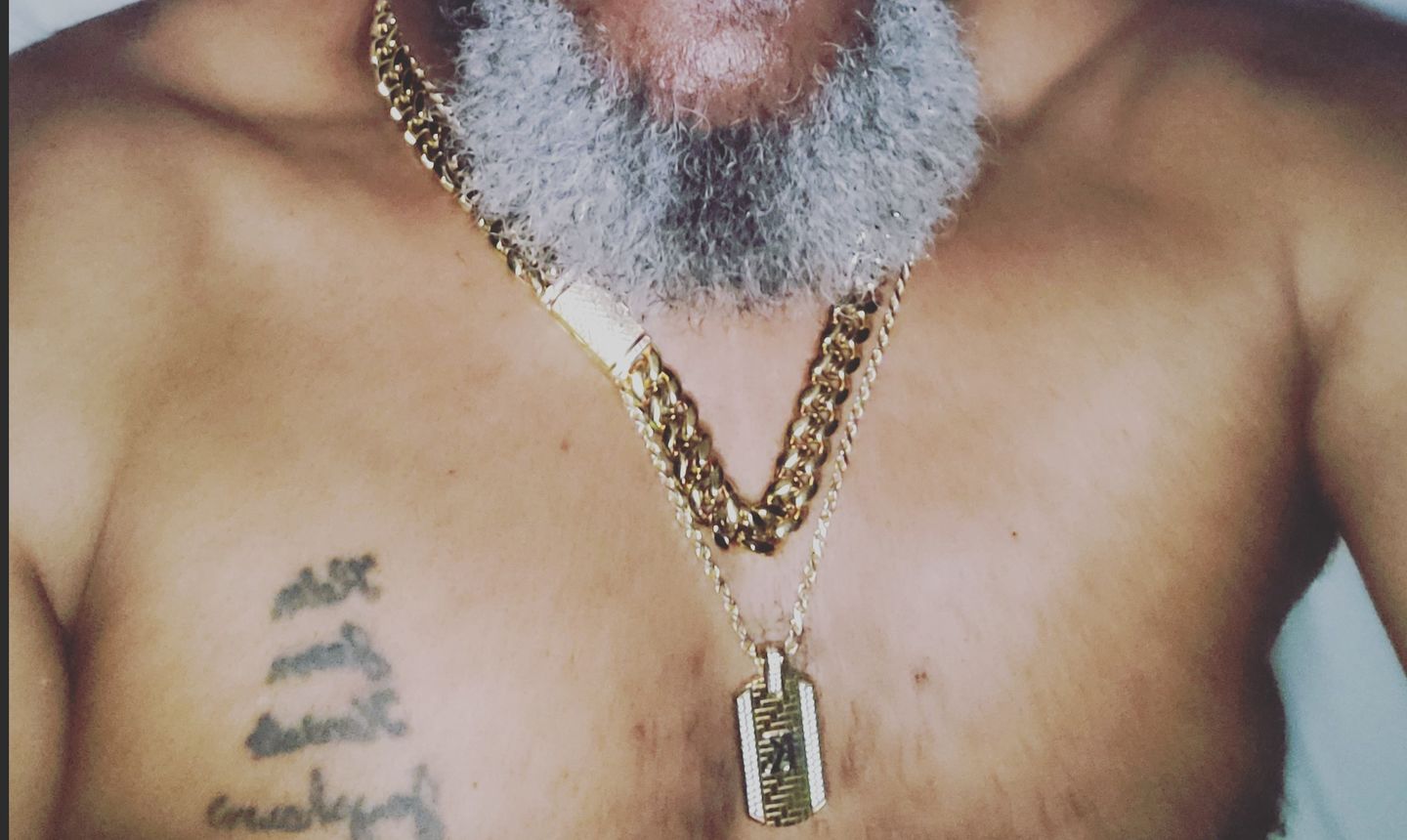 Customer photo review of VVS Moissanite Miami Cuban Chain Steel / .925 Silver