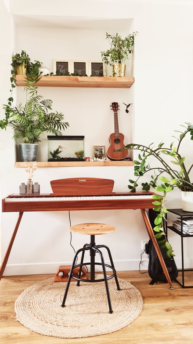 Customer photo review of Donner DDP-80 Piano numérique domestique 88 touches Style boisé