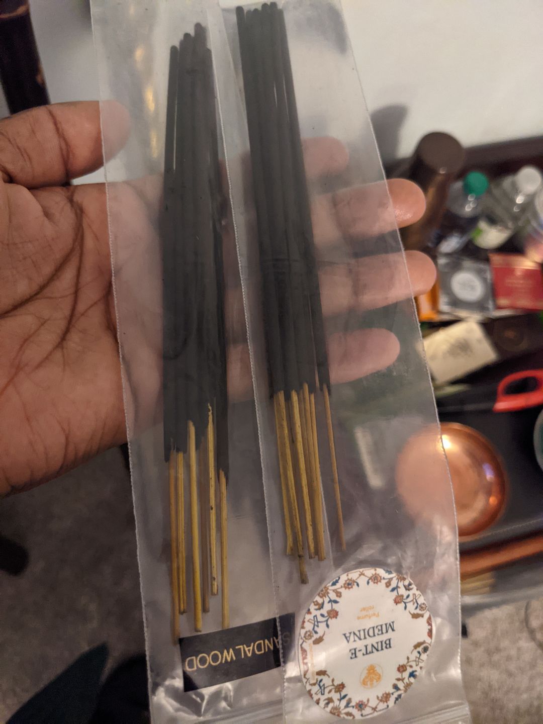 Customer photo review of Heavenly Cleansing Incense Sticks from SMC (10pcs)