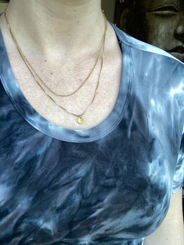 Customer photo review of Berawa Necklace - Gold