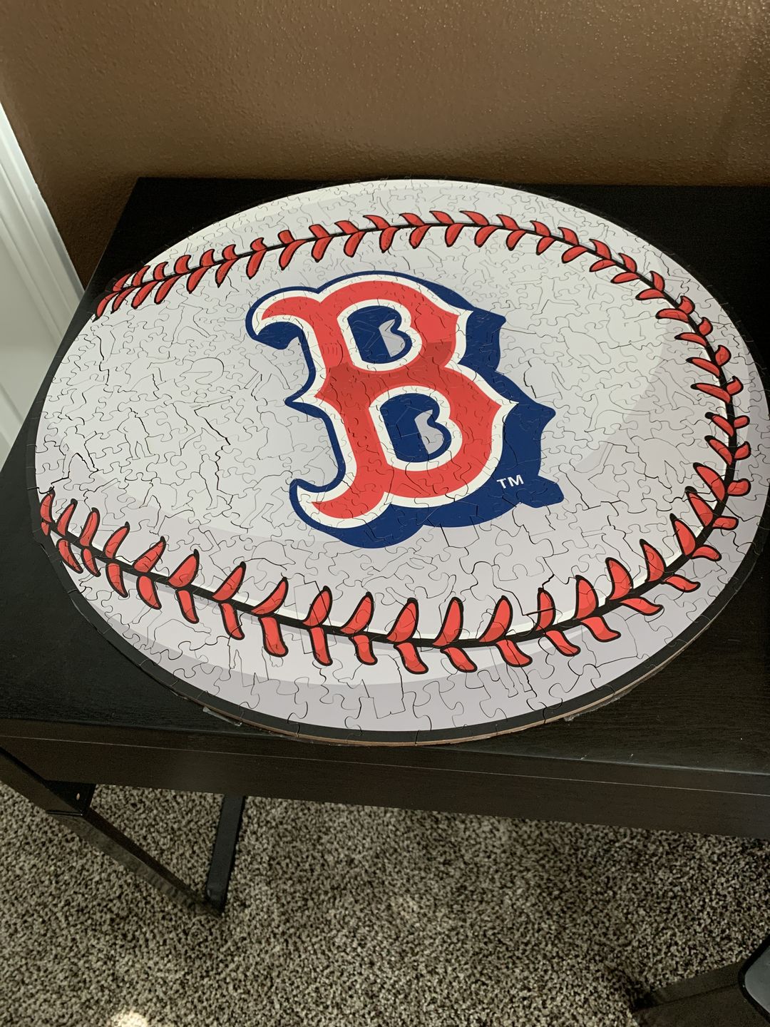 Customer photo review of Boston Red Sox® - Official Wooden Puzzle