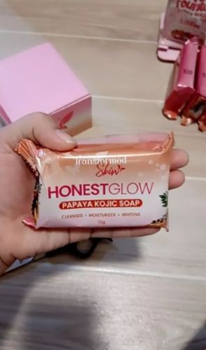 Customer photo review of HONEST GLOW KOJIC PAPAYA SOAP 70G