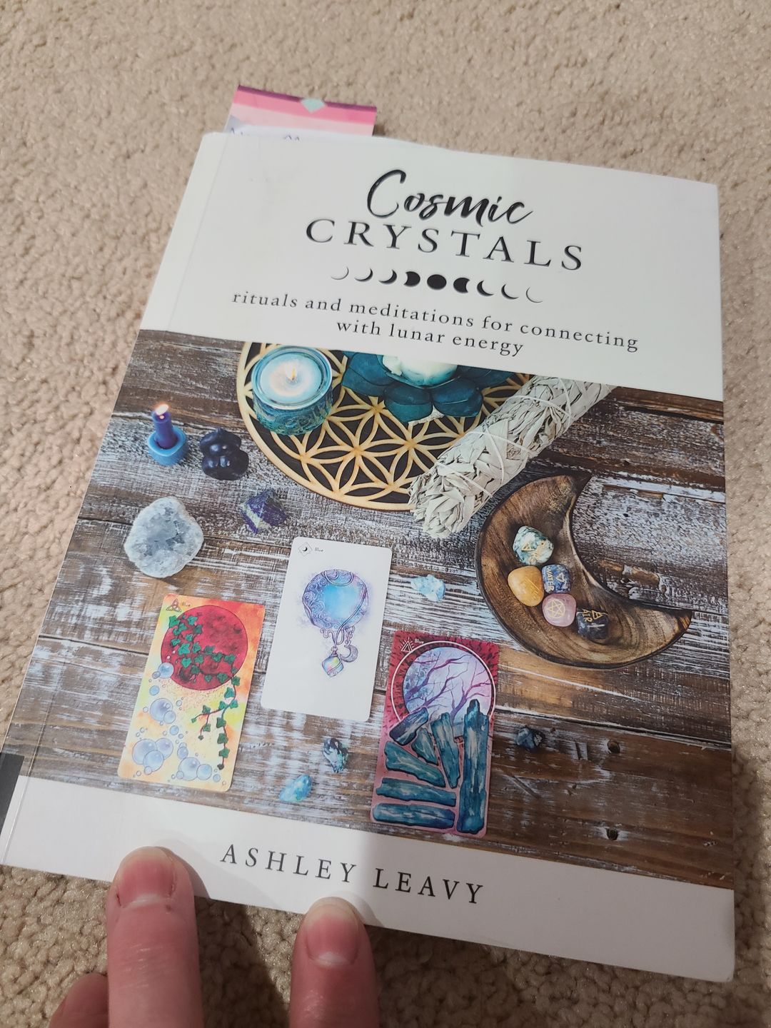 Customer photo review of SIGNED COPY Cosmic Crystals by Ashley Leavy