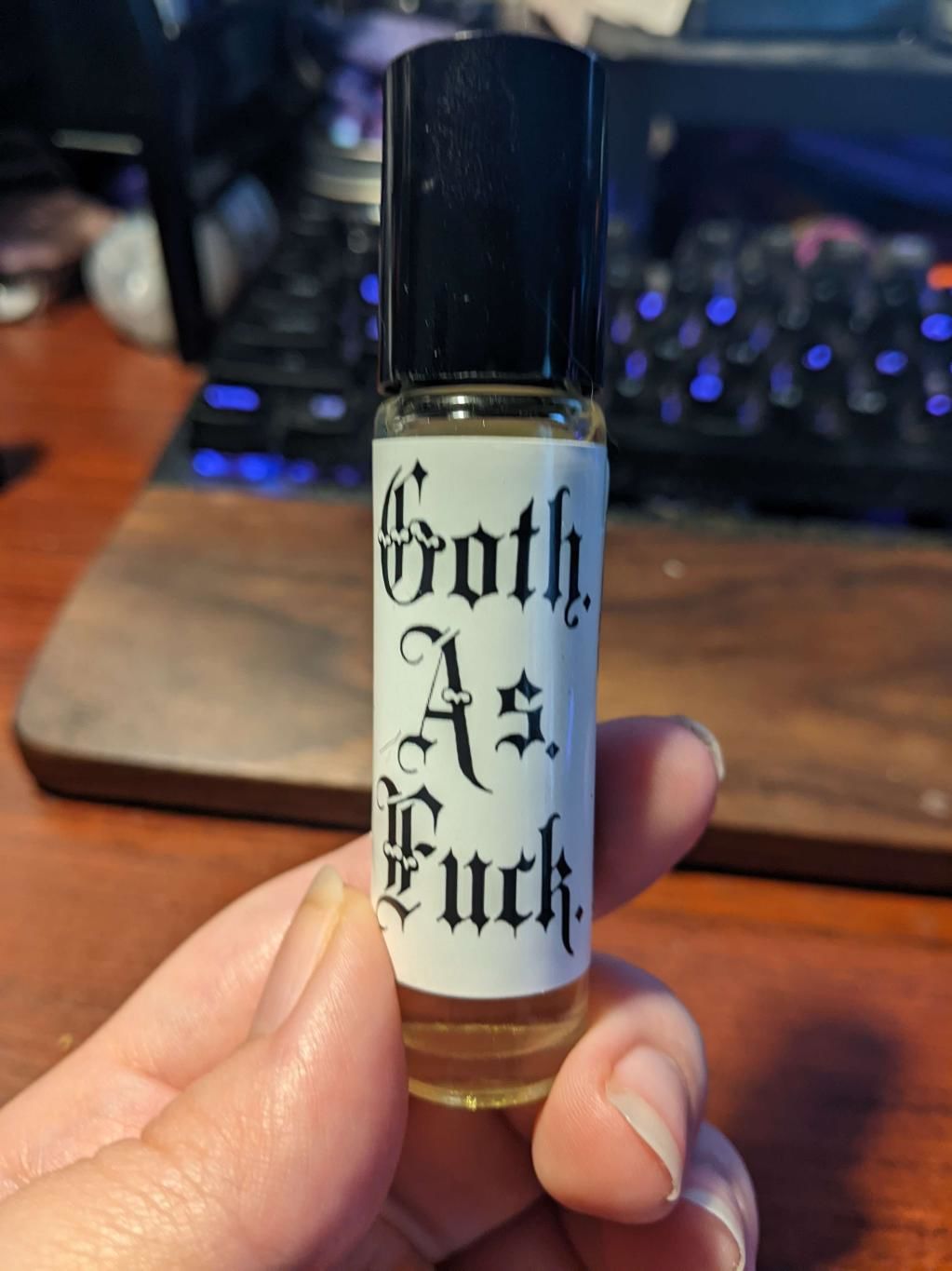 Customer photo review of Goth as Fuck