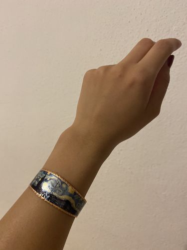 Customer photo review of Van Gogh Starry Night Tablosu Bilezik