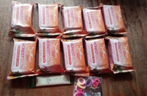 Customer photo review of HONEST GLOW KOJIC PAPAYA SOAP 70G