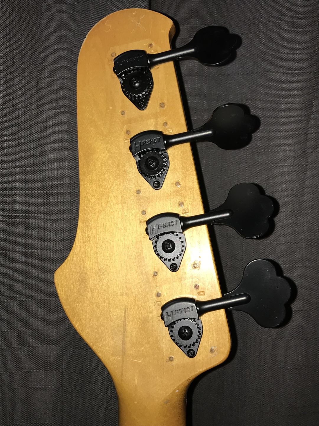 Customer photo review of Licensed Ultralite® Bass Tuning Machine 3/8"