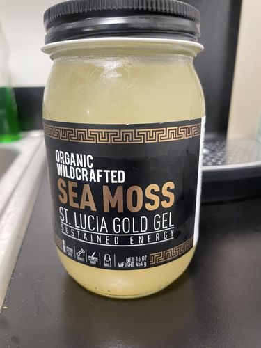 Customer photo review of St Lucia Gold Sea Moss Gel